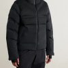 Wool-Blend Trimmed Shell Down Jacket - FR Wool-Blend Trimmed Shell Down Jacket - FR