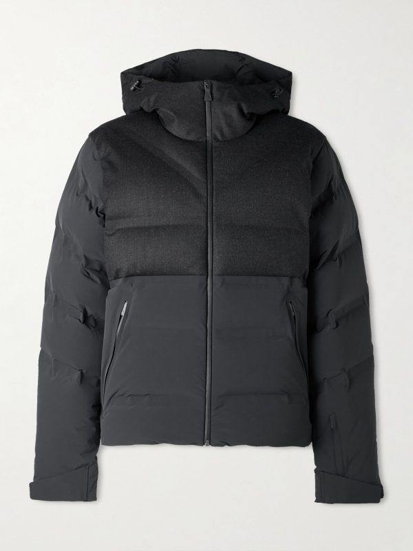 Wool-Blend Trimmed Shell Down Jacket Wool-Blend Trimmed Shell Down Jacket