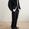 Wool-Blend Trimmed Shell Down Jacket - OU Wool-Blend Trimmed Shell Down Jacket - OU
