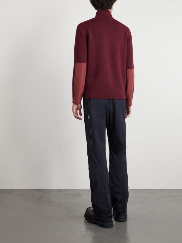 Matterhorn Shell-Panelled Wool Ski Mid-Layer - BK