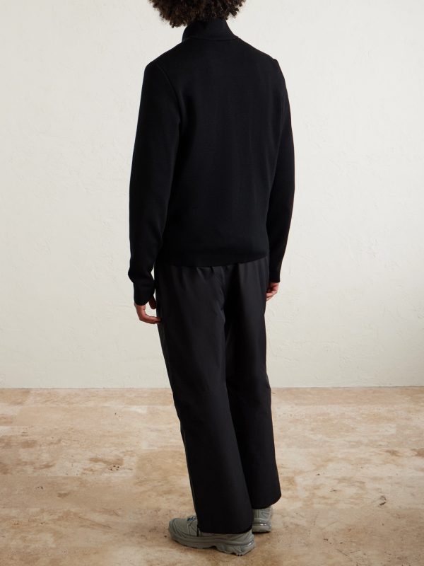 Evan Shell and Wool Down Jacket - BK