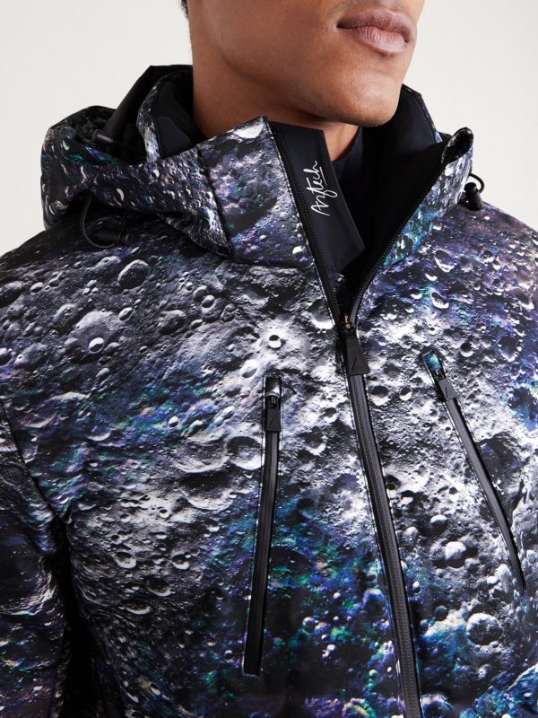 + MDJ Nuke Suit Printed Quilted Hooded Down Ski Jacket - CU