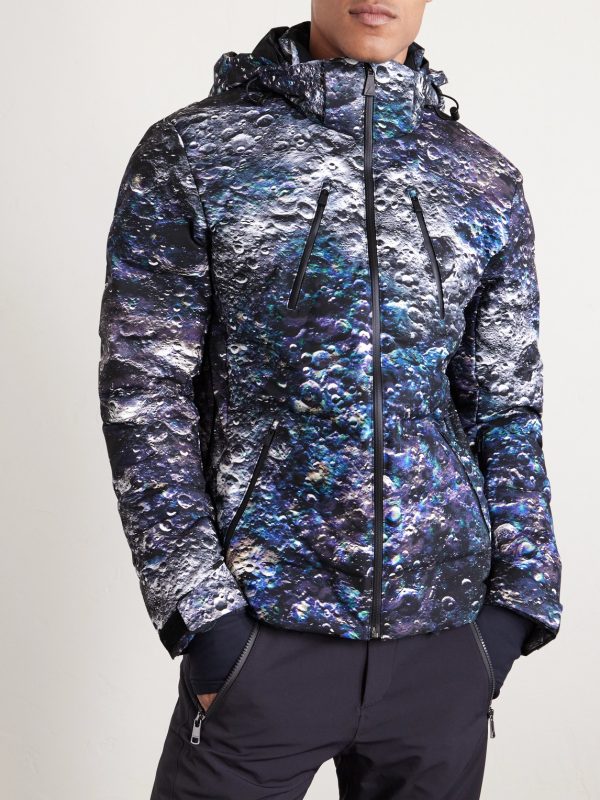 + MDJ Nuke Suit Printed Quilted Hooded Down Ski Jacket - FR
