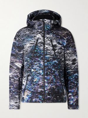 + MDJ Nuke Suit Printed Quilted Hooded Down Ski Jacket + MDJ Nuke Suit Printed Quilted Hooded Down Ski Jacket