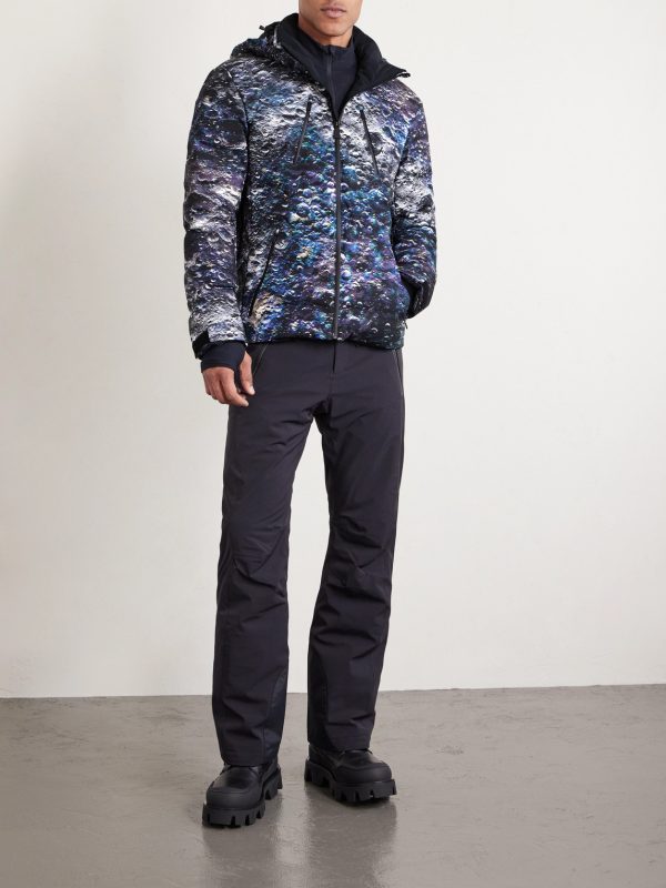 + MDJ Nuke Suit Printed Quilted Hooded Down Ski Jacket - OU