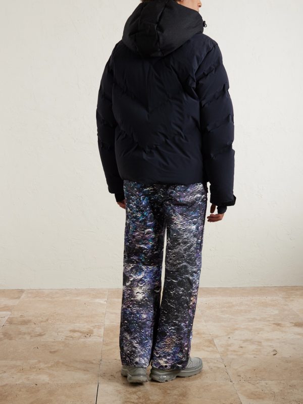 + Matthew Day Jackson Straight-leg Padded Printed Ski Pants - BK + Matthew Day Jackson Straight-leg Padded Printed Ski Pants - BK