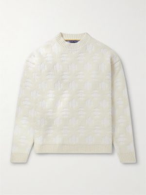 + Matthew Day Jackson Snowflake Virgin Wool-Blend Sweater + Matthew Day Jackson Snowflake Virgin Wool-Blend Sweater