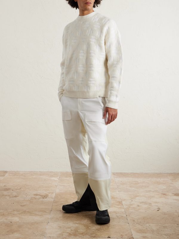 + Matthew Day Jackson Snowflake Virgin Wool-Blend Sweater - OU + Matthew Day Jackson Snowflake Virgin Wool-Blend Sweater - OU