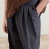 Wide-Leg Pleated Cotton Shorts - CU Wide-Leg Pleated Cotton Shorts - CU