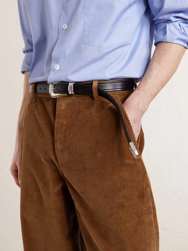 2.5cm Leather Belt - OU 2.5cm Leather Belt - OU