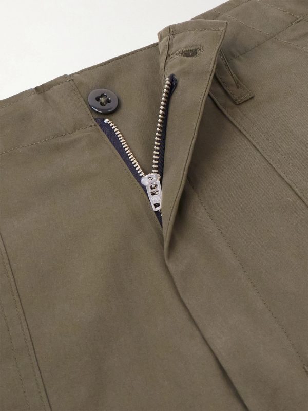 Fatigue Wide-Leg Cotton Trousers - E1 Fatigue Wide-Leg Cotton Trousers - E1