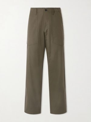 Fatigue Wide-Leg Cotton Trousers Fatigue Wide-Leg Cotton Trousers