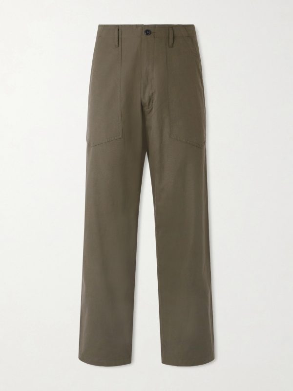 Fatigue Wide-Leg Cotton Trousers Fatigue Wide-Leg Cotton Trousers