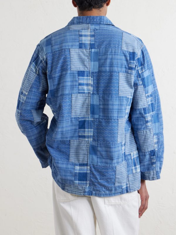 Patchwork Cotton Jacket - BK