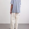 Milano Gingham Cotton and Linen-Blend Shirt - BK Milano Gingham Cotton and Linen-Blend Shirt - BK