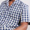 Milano Gingham Cotton and Linen-Blend Shirt - CU Milano Gingham Cotton and Linen-Blend Shirt - CU