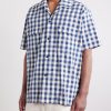 Milano Gingham Cotton and Linen-Blend Shirt - FR Milano Gingham Cotton and Linen-Blend Shirt - FR
