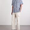 Milano Gingham Cotton and Linen-Blend Shirt - OU Milano Gingham Cotton and Linen-Blend Shirt - OU