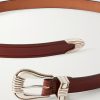 2.5cm Leather Belt - E1 2.5cm Leather Belt - E1