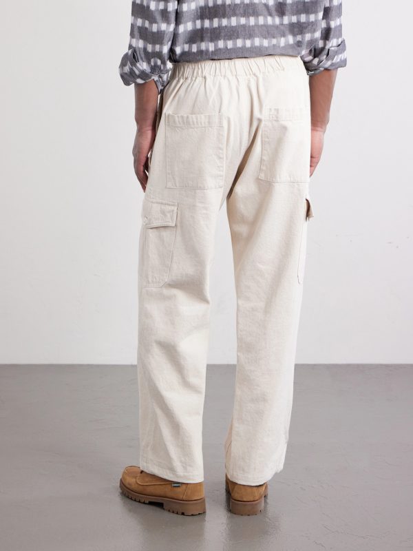 Malibu Wide-Leg Cotton Cargo Trousers - BK Malibu Wide-Leg Cotton Cargo Trousers - BK