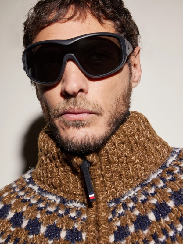 Thyra Oversized Oval-Frame Acetate Sunglasses - BK