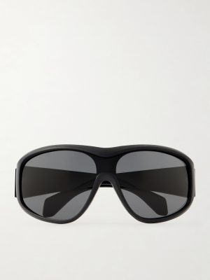 Thyra Oversized Oval-Frame Acetate Sunglasses Thyra Oversized Oval-Frame Acetate Sunglasses