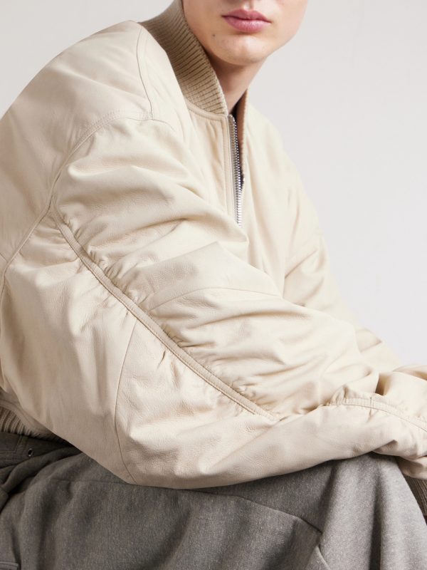 Secchia Leather Bomber Jacket - CU Secchia Leather Bomber Jacket - CU