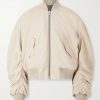 Secchia Leather Bomber Jacket Secchia Leather Bomber Jacket