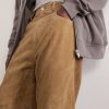 Geth Panelled Wide-Leg Suede Trousers - CU