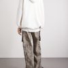 Hun Ribbed-Knit Zip-Up Hoodie - BK Hun Ribbed-Knit Zip-Up Hoodie - BK