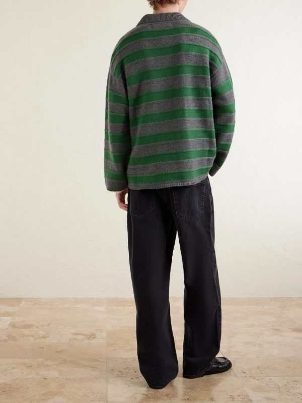 Dume Striped Polo Shirt - BK