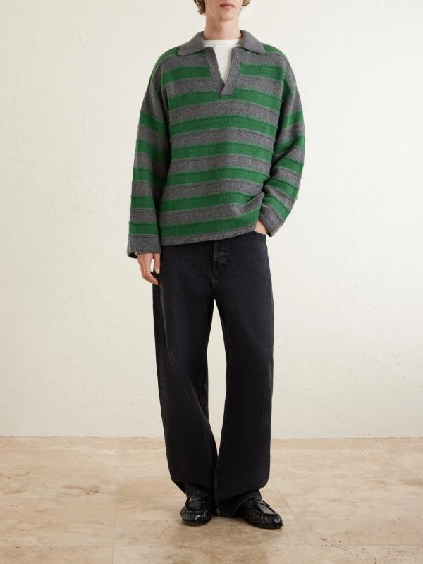 Dume Striped Polo Shirt - OU