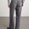 Straight-Leg Distressed Jeans - BK Straight-Leg Distressed Jeans - BK