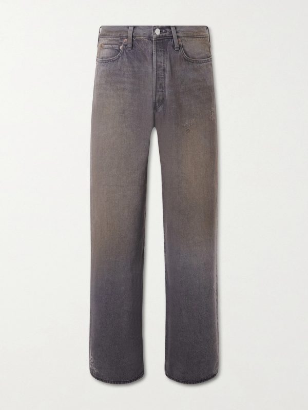 Straight-Leg Distressed Jeans Straight-Leg Distressed Jeans