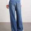 Straight-Leg Distressed Jeans - BK Straight-Leg Distressed Jeans - BK
