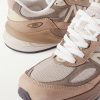 990v6 MiUSA Leather-Trimmed Suede and Mesh Sneakers - CU 990v6 MiUSA Leather-Trimmed Suede and Mesh Sneakers - CU