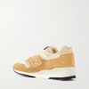 997 MIUSA Teddy Santis Mesh and Rubber-Trimmed Suede Sneakers - BK 997 MIUSA Teddy Santis Mesh and Rubber-Trimmed Suede Sneakers - BK