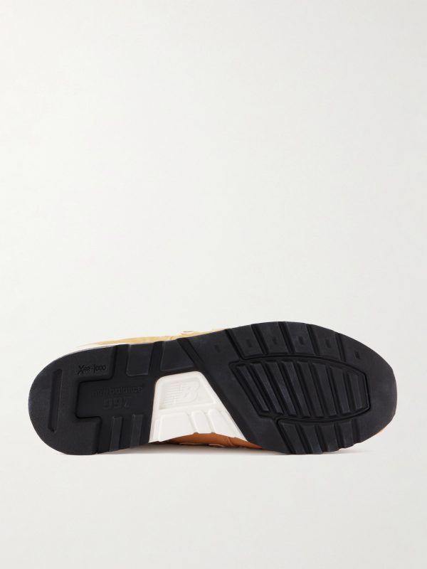 997 MIUSA Teddy Santis Mesh and Rubber-Trimmed Suede Sneakers - E1 997 MIUSA Teddy Santis Mesh and Rubber-Trimmed Suede Sneakers - E1