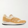 997 MIUSA Teddy Santis Mesh and Rubber-Trimmed Suede Sneakers 997 MIUSA Teddy Santis Mesh and Rubber-Trimmed Suede Sneakers