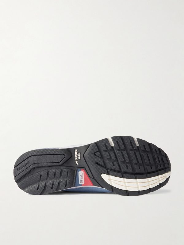 MIUSA 992 Suede, Mesh and Leather Sneakers - E1