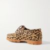 Aztec Leopard-Print Calf Hair Boat Shoes - BK Aztec Leopard-Print Calf Hair Boat Shoes - BK