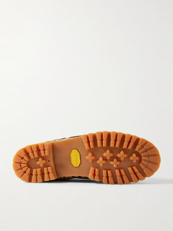 Aztec Leopard-Print Calf Hair Boat Shoes - E1 Aztec Leopard-Print Calf Hair Boat Shoes - E1