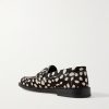Yardee Printed Calf Hair Penny Loafers - BK Yardee Printed Calf Hair Penny Loafers - BK