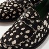 Yardee Printed Calf Hair Penny Loafers - CU Yardee Printed Calf Hair Penny Loafers - CU