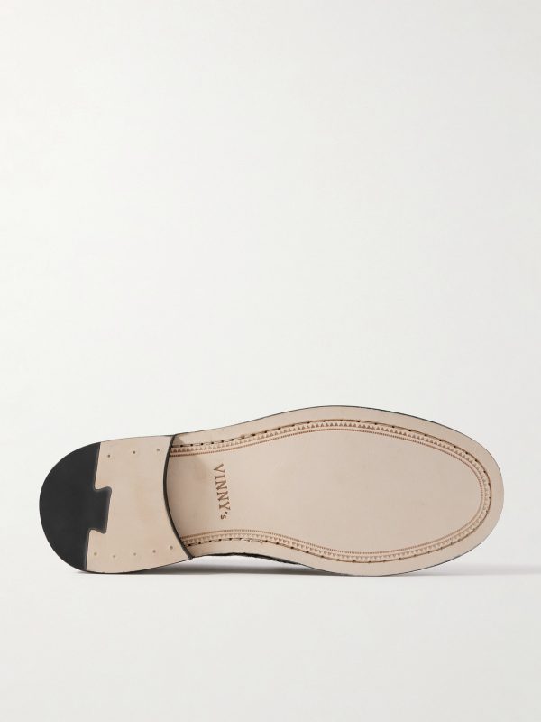 Yardee Printed Calf Hair Penny Loafers - E1 Yardee Printed Calf Hair Penny Loafers - E1