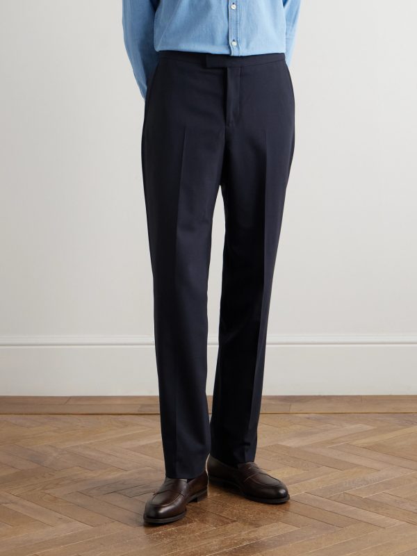 Slim-Fit Straight-Leg Wool-Blend Suit Trousers - FR