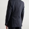 Newport Slim-Fit Wool-Blend Suit Jacket - BK