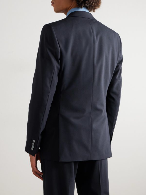 Newport Slim-Fit Wool-Blend Suit Jacket - BK