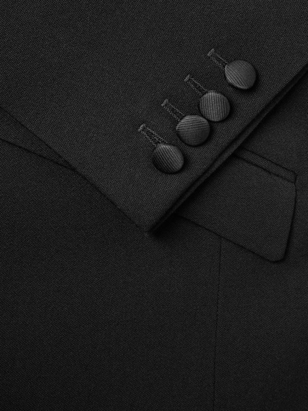Hampton Slim-Fit Grosgrain-Trimmed Wool Tuxedo Jacket - CU Hampton Slim-Fit Grosgrain-Trimmed Wool Tuxedo Jacket - CU