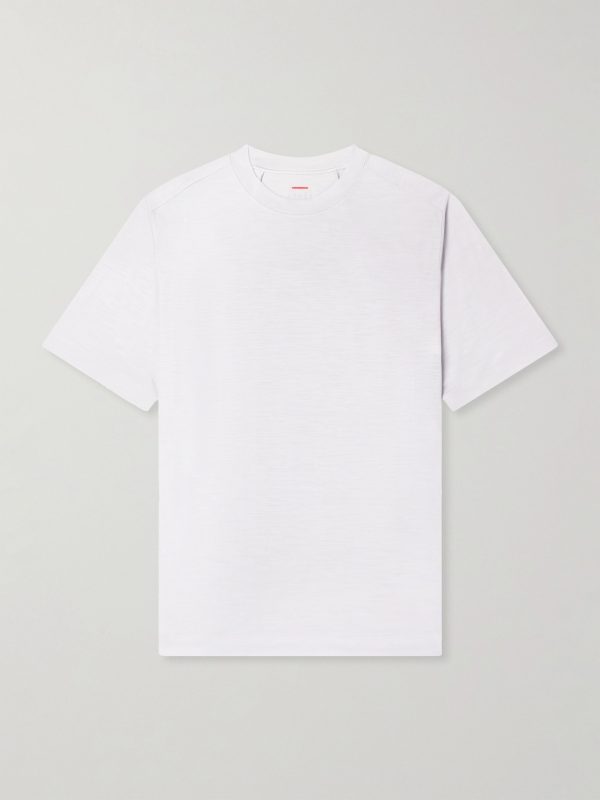 Runner Logo-Print Merino Wool T-Shirt Runner Logo-Print Merino Wool T-Shirt